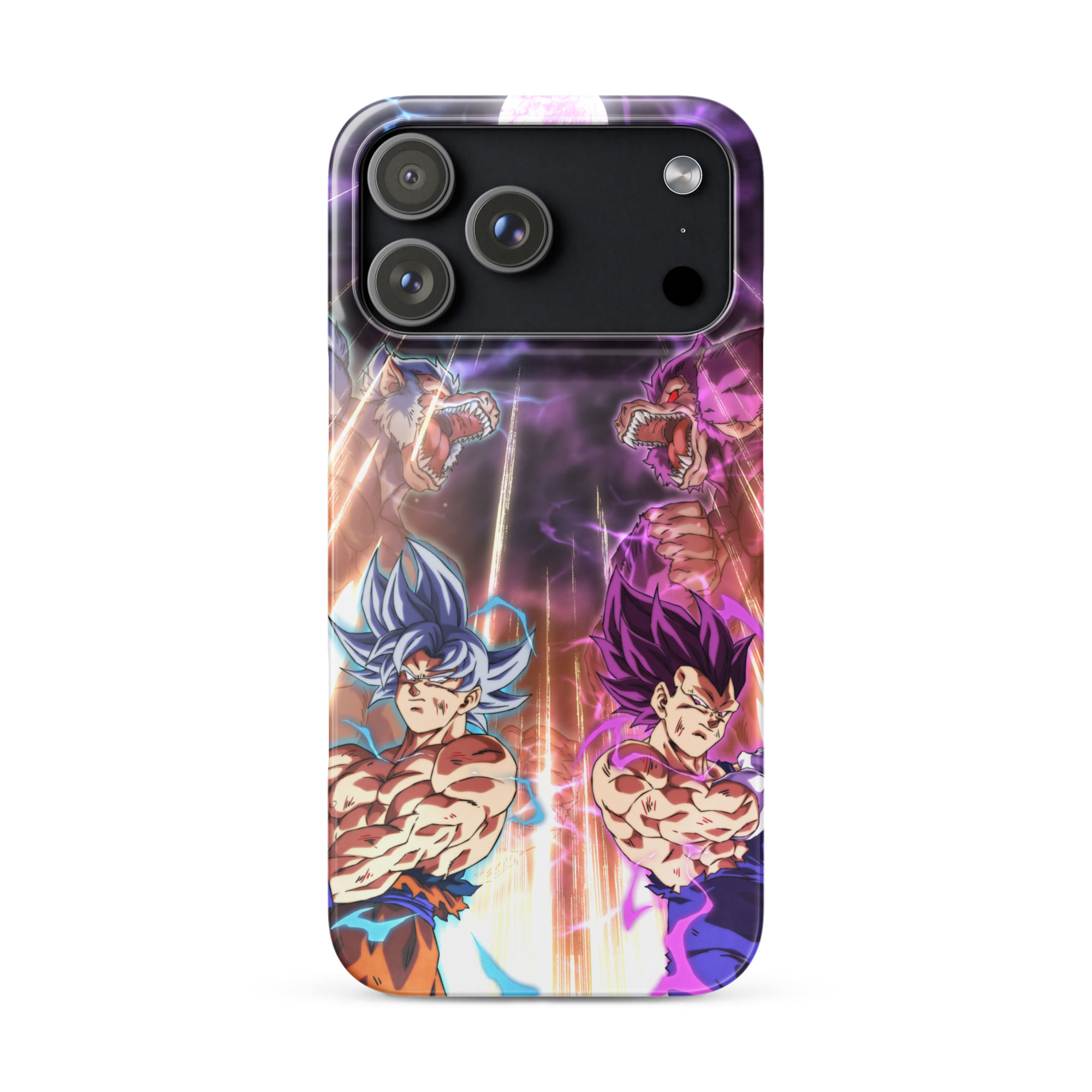Dragon Ball Super-Vegeta and Goku Great Apes iPhone Case