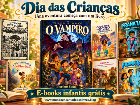 Dia das Crianças: uma aventura entre livros, mistérios e descobertas
