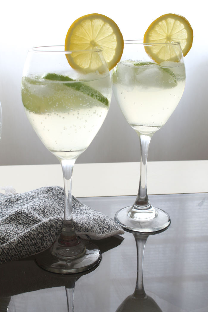 Soda de Limão com Maçã Verde