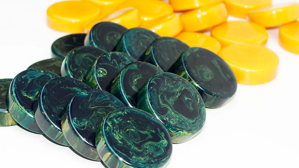 Thumbnail: 2" Bluemoon Bakelite Checkers