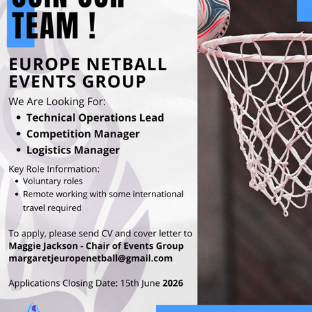 Europe Netball Recruiting: Events Team
