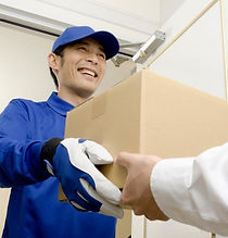 荷物の受け渡し