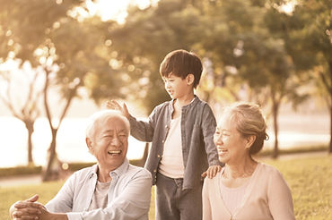 祖父母と孫の修正前