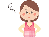 悩む女性イラスト