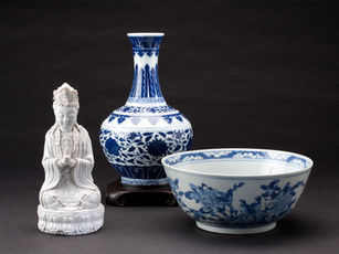 時代を感じる陶器・置物1