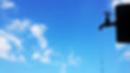 青空と蛇口