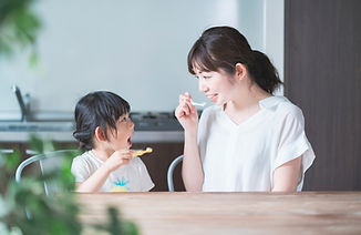 親子歯磨き