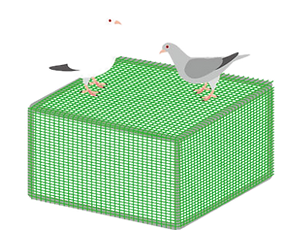 防鳥ネット説明