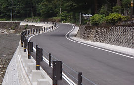 河川道路工事