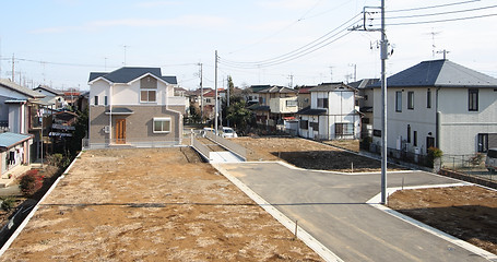 住宅街の土地