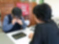 鑑定の様子