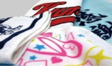 顔料プリントタオル