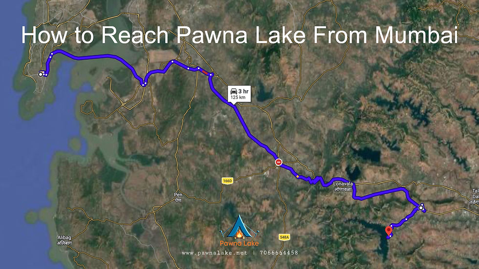 how to reach Pawna lake from mumbai