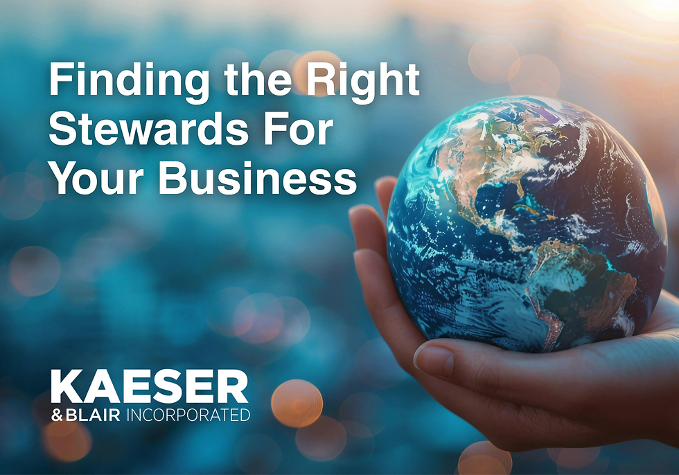 Finding the Right Stewards for Your Business