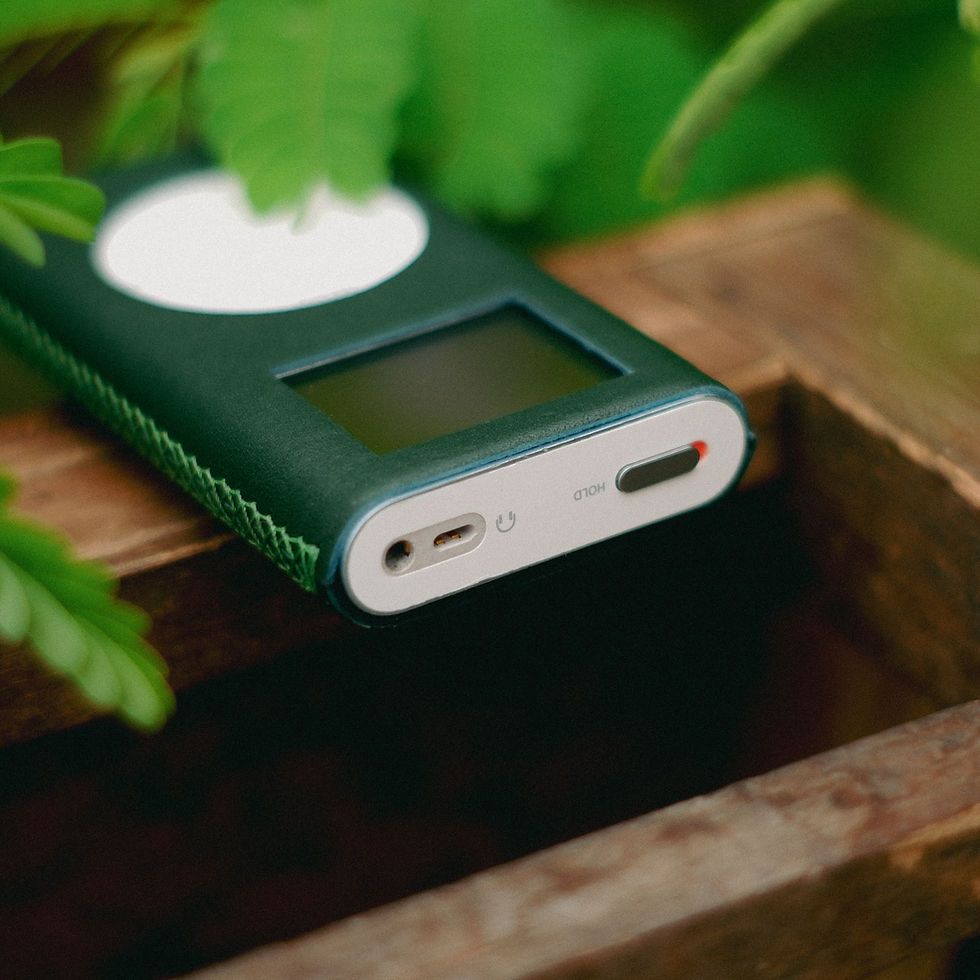 Thumbnail: iPod Mini Leather Case - Contour Edition (Green)