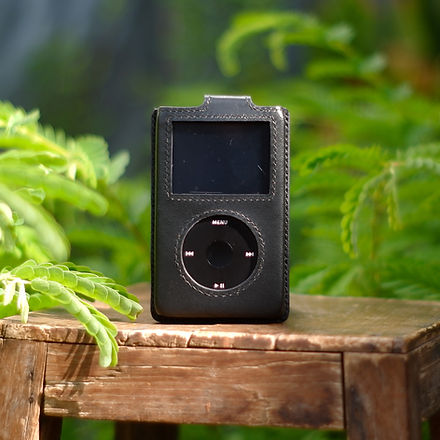 iPod Classic Leather Case (with belt clip & top closure) Black