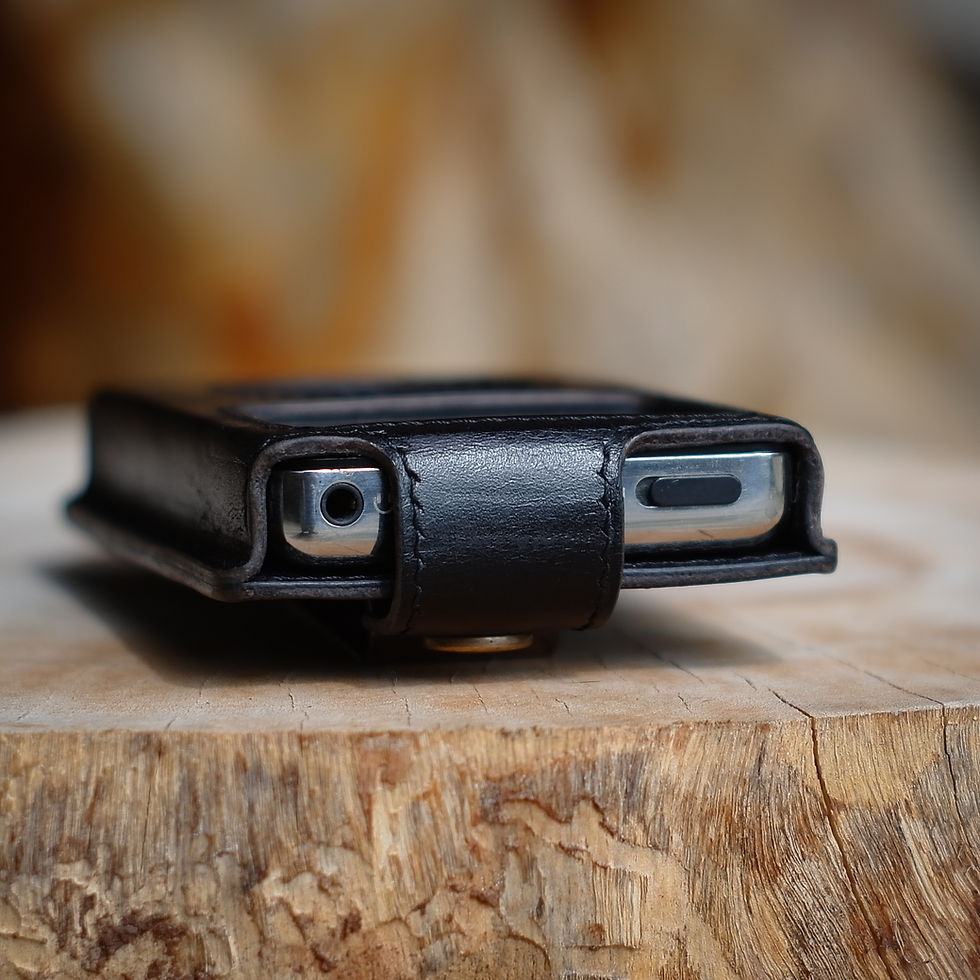 Thumbnail: iPod Classic Leather Case (with belt clip & top closure)