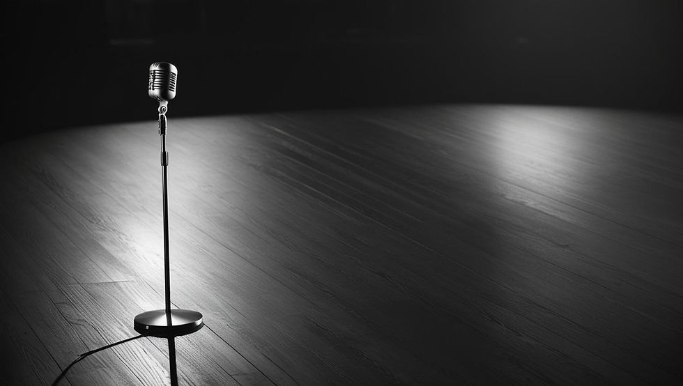 Chad Pollitts stage and microphone.jpg
