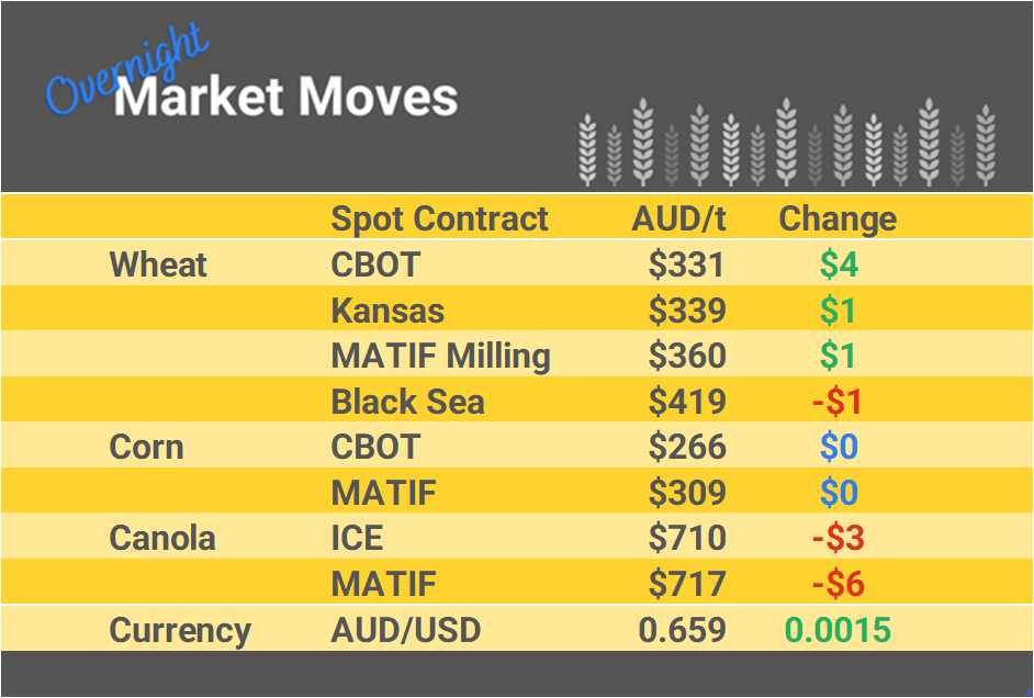Grain Report Monday - 22nd January