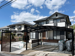 施工事例写真|ガレージ・玄関|三田市|O様邸