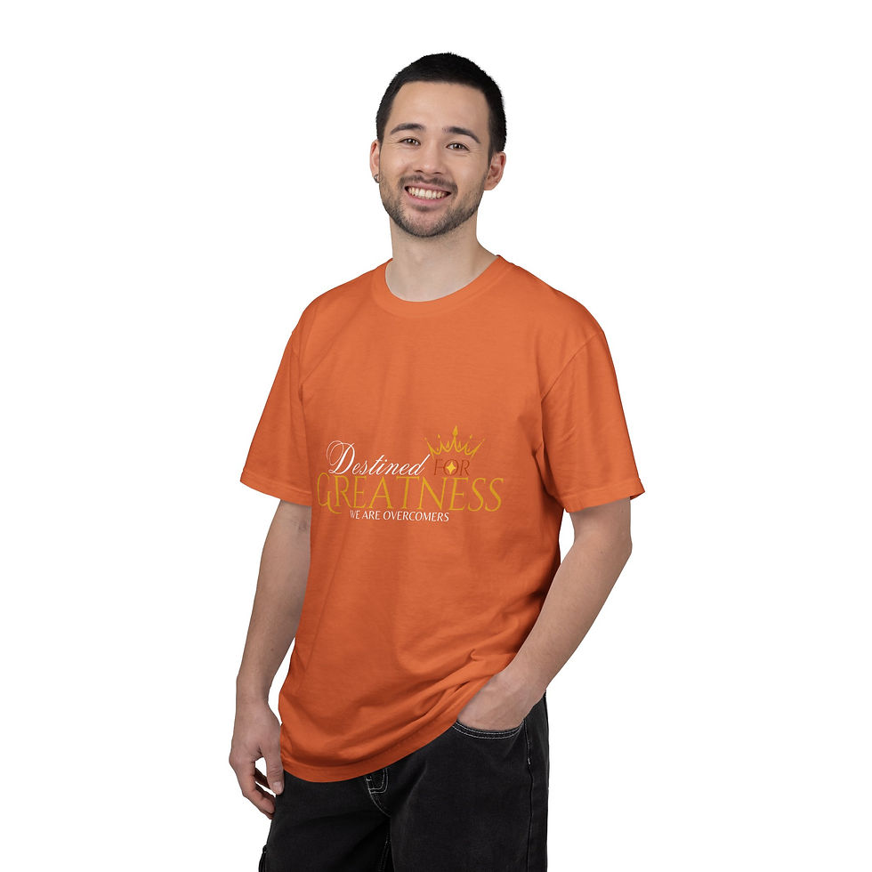 Thumbnail: “Destined for Greatness” Coral T-Shirt — Inspirational Motivational Tee