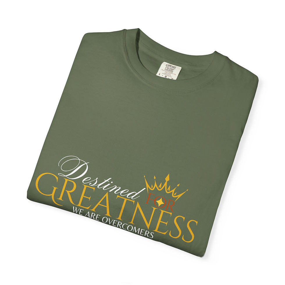 Thumbnail: “Destined for Greatness” Coral T-Shirt — Inspirational Motivational Tee