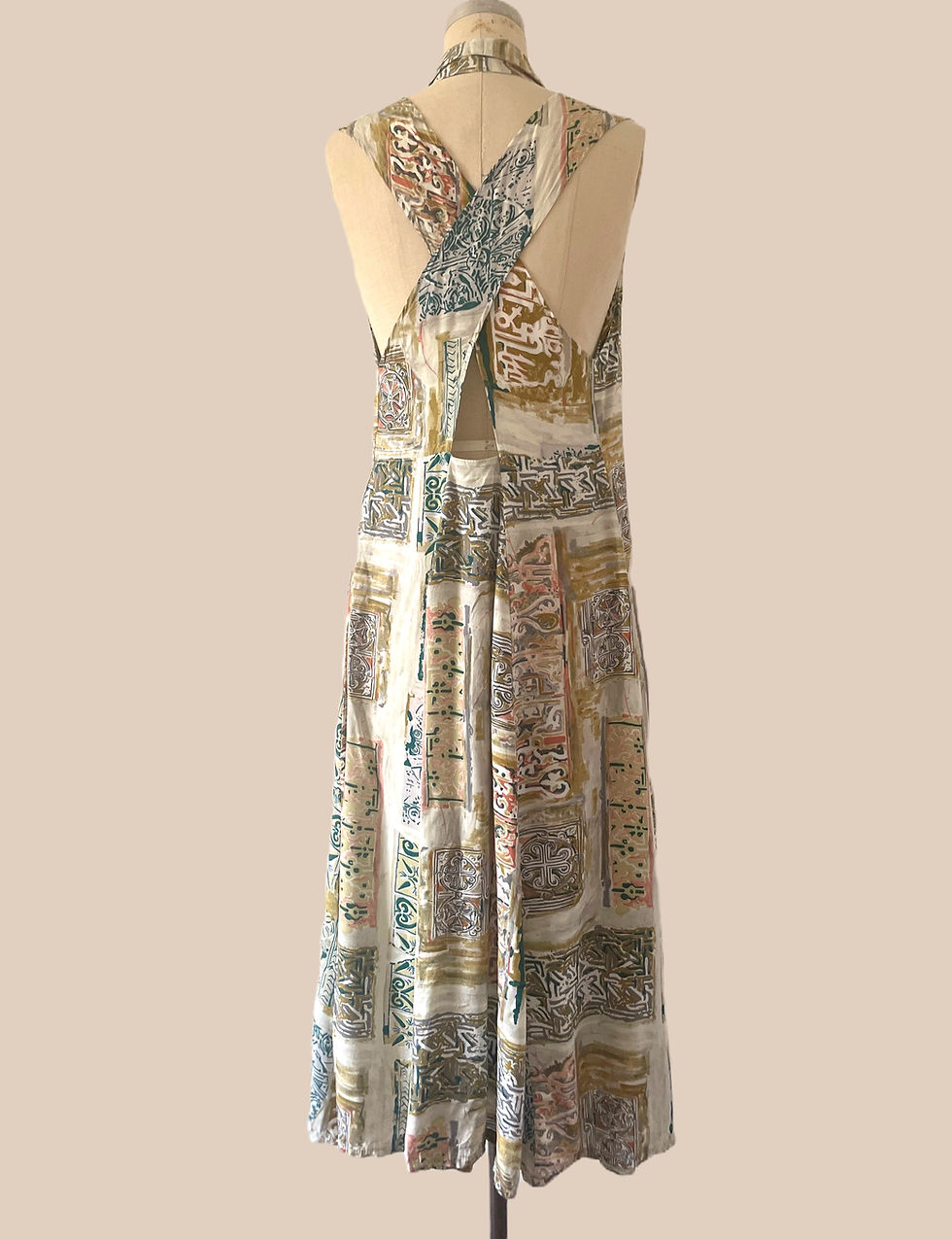 Miniature : Robe motifs croisé au dos    M/L 