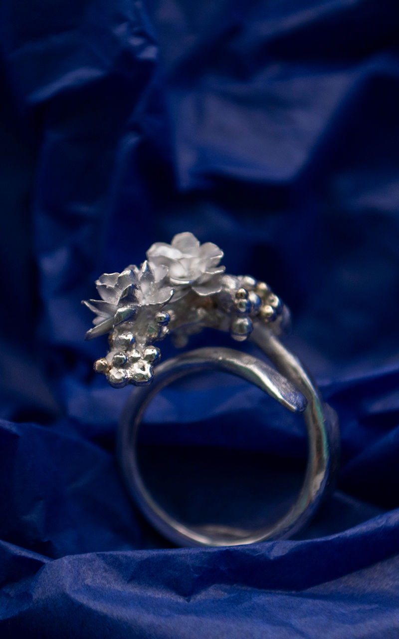Thumbnail: Flowering Ring Size L 1/2 / US 5 7/8