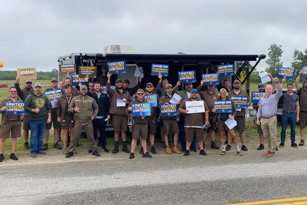 Teamsters begin to Rally in hopes for a better Contract