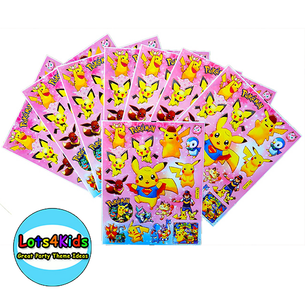 Pokemon Go Stickers - Pack of 8