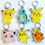 Thumbnail: Pokemon Keyring/Bag Charm Pack of 6