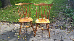Colonial Windsor dining chairs