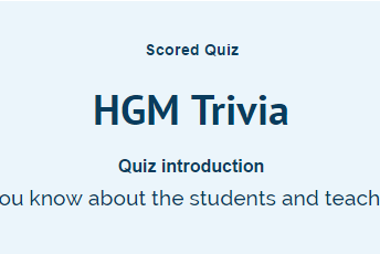 Take the HGM Trivia Quiz!