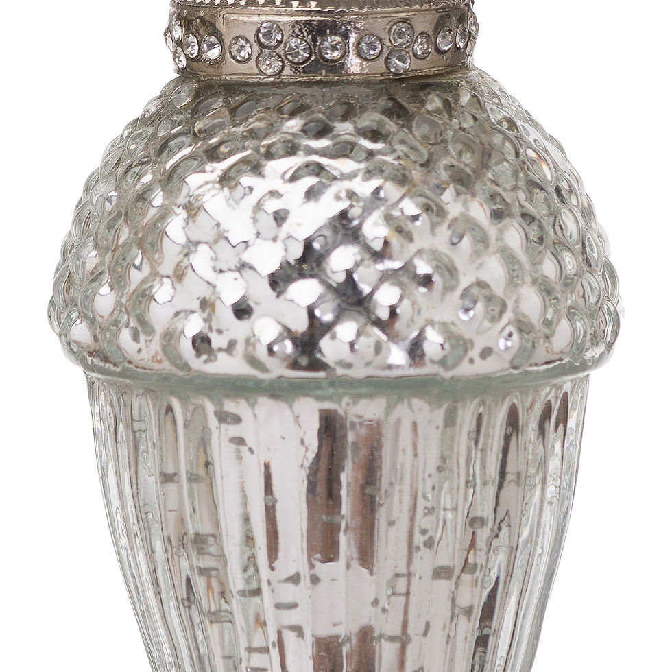 The Noel Collection Small Silver Hanging Acorn