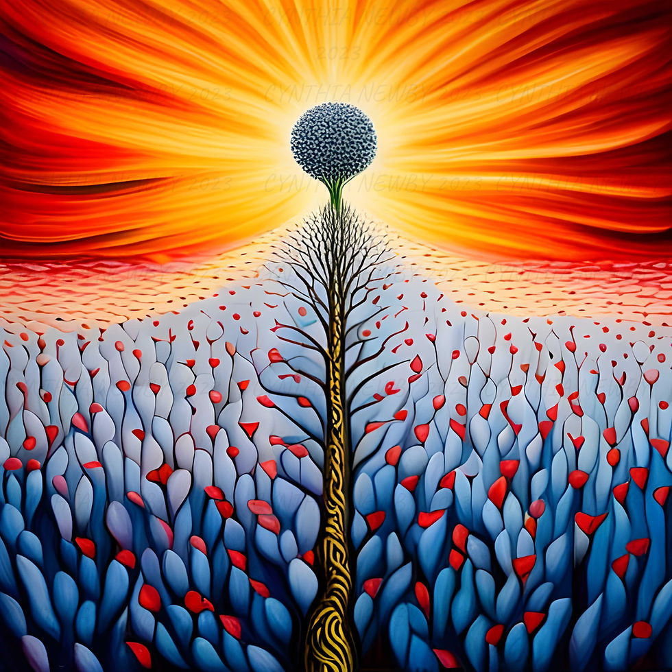 Seeds of Hope and Light, image by Cynthia B. Newby 2023