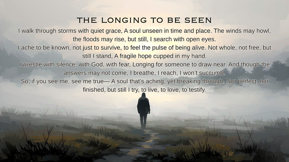 The Longing to Be Seen Christian poem