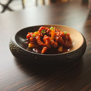 Korean Fried Chicken Wih Toppokki
