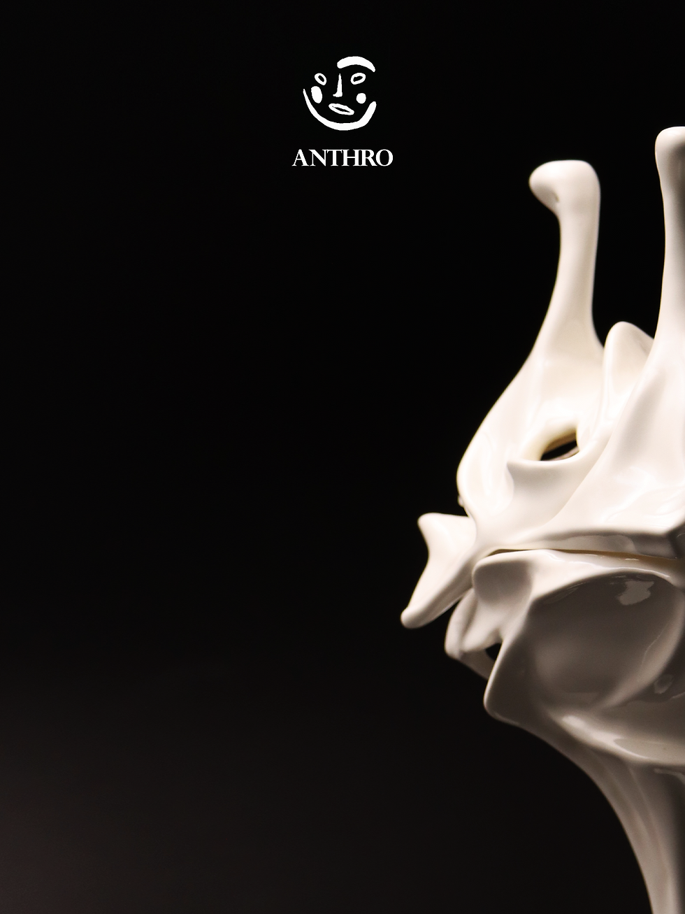 Thumbnail: Ceramic Incense Burner "Ascending in Flight" | White