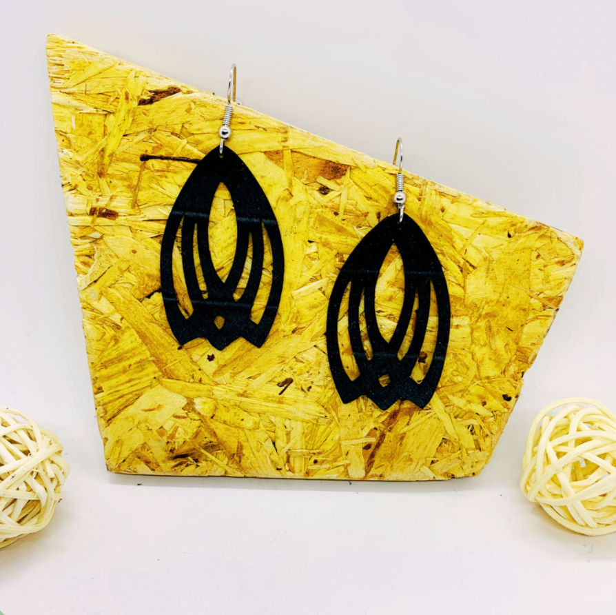 Les boucles d'oreilles upcyclées Sofia