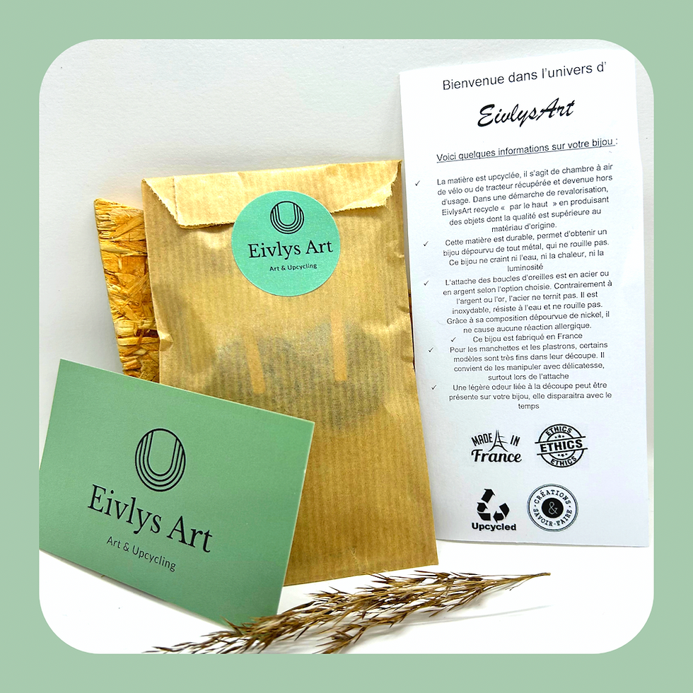 Miniature : Les boucles d'oreilles upcyclées Woodiy 