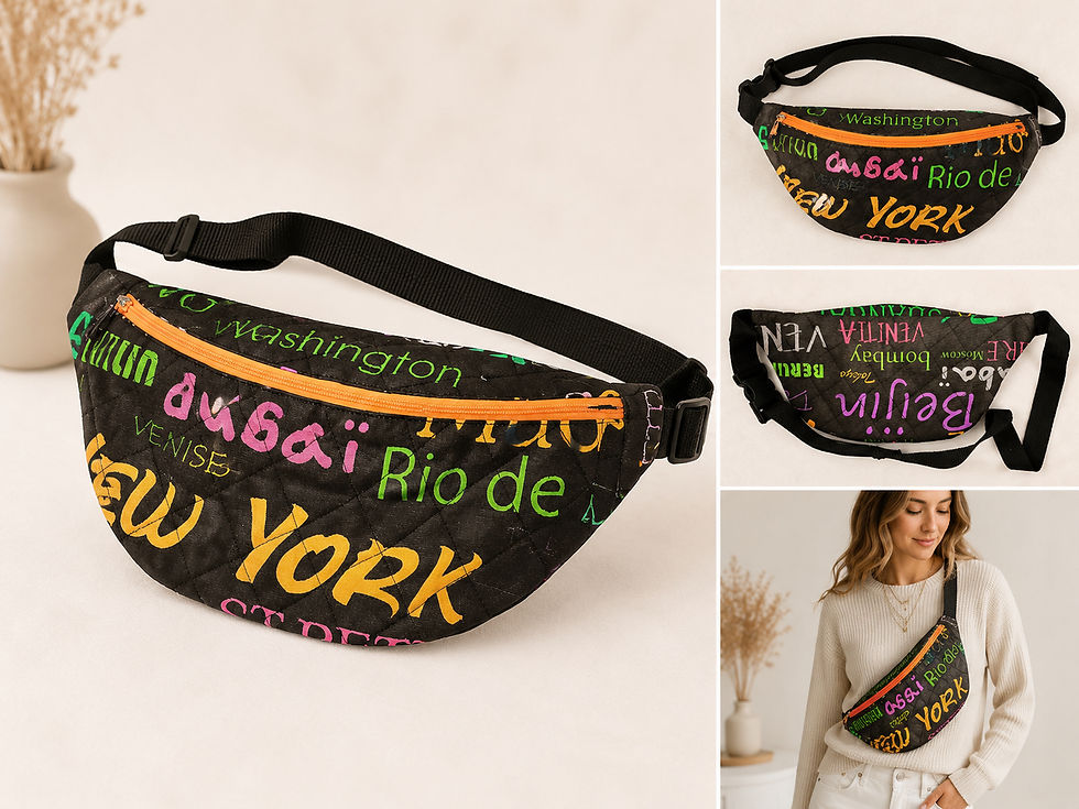 Miniature : Le sac banane upcyclé Travy