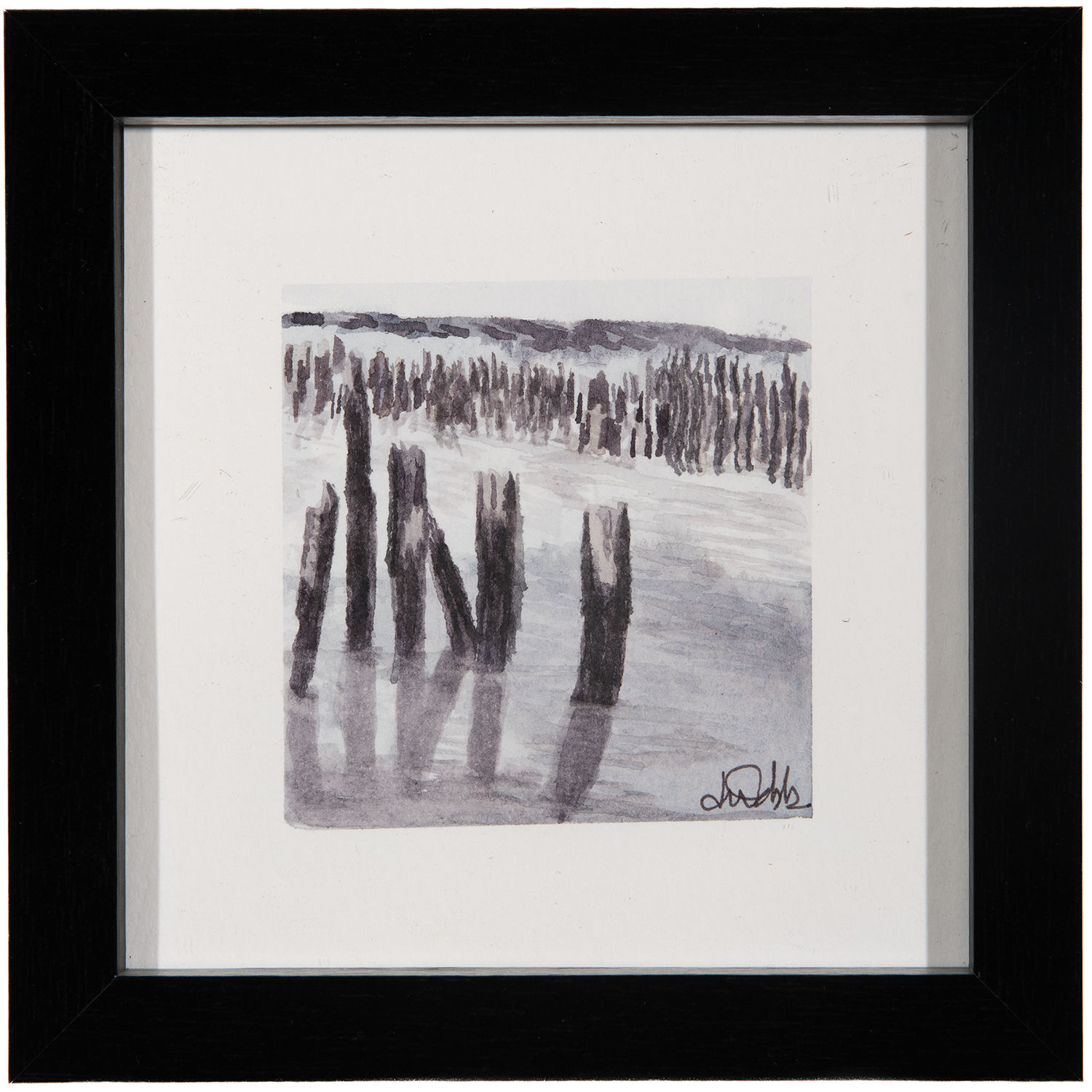 Overcast Pilings