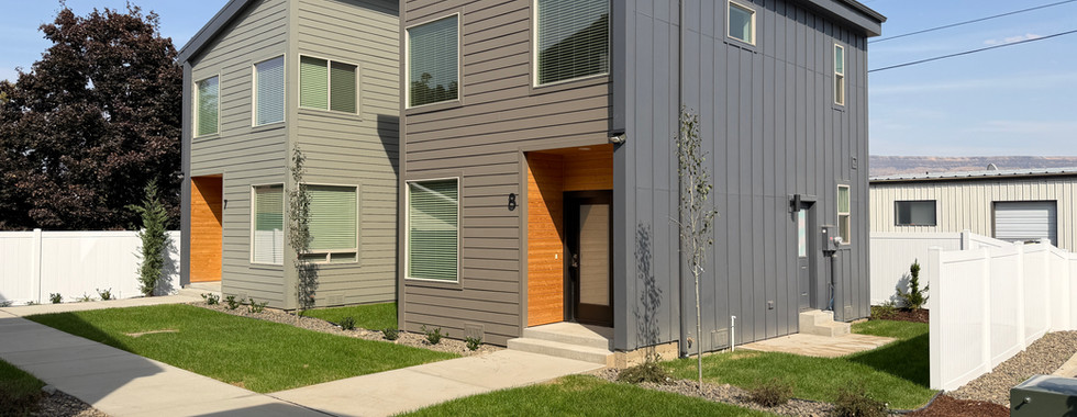 Crail Cottages a community land trust by Common Ground designed by modFORM LLC in Wenatchee, WA