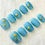 Thumbnail: Nailvana Handmade Celestial Sky Blue Press-On Nails