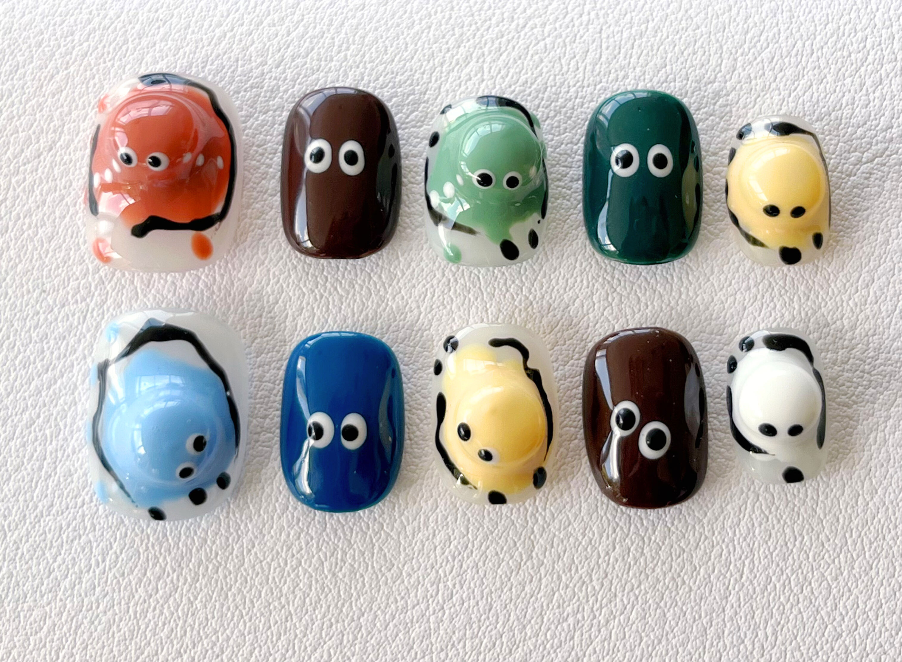 Monster Face Nails