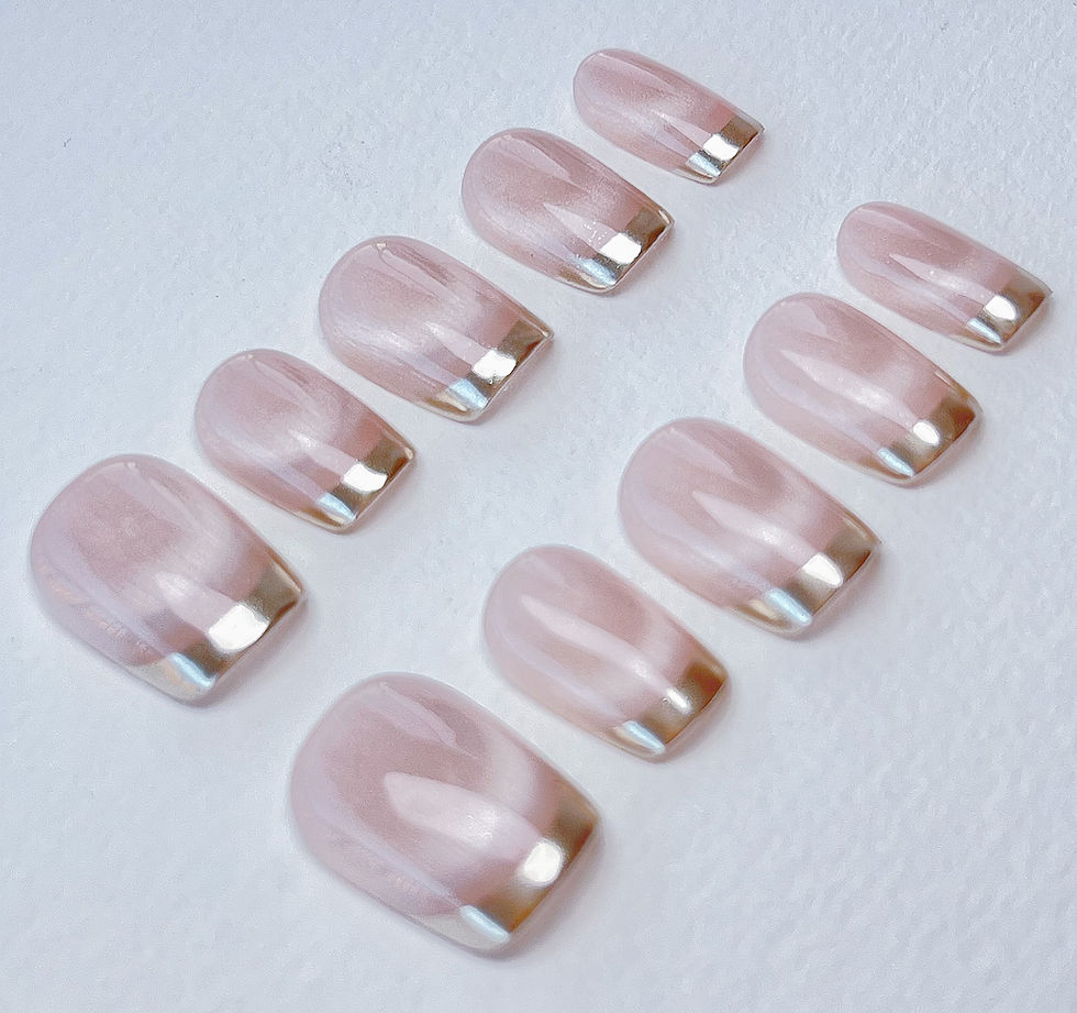 Thumbnail: Nailvana Handmade Glowing French Tip
