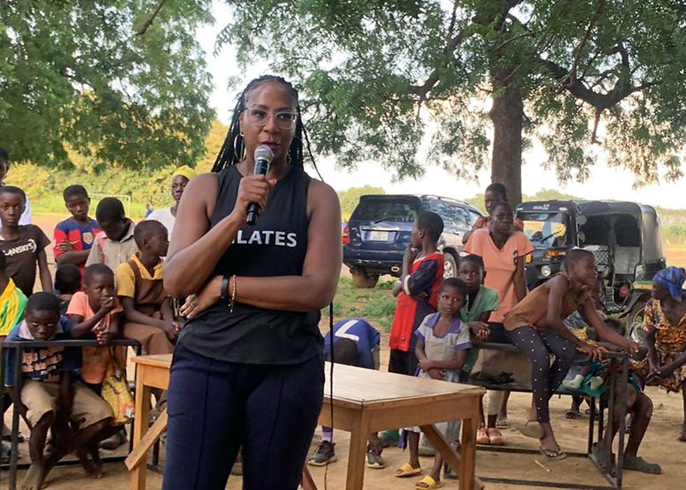 Pilates Session with the Community