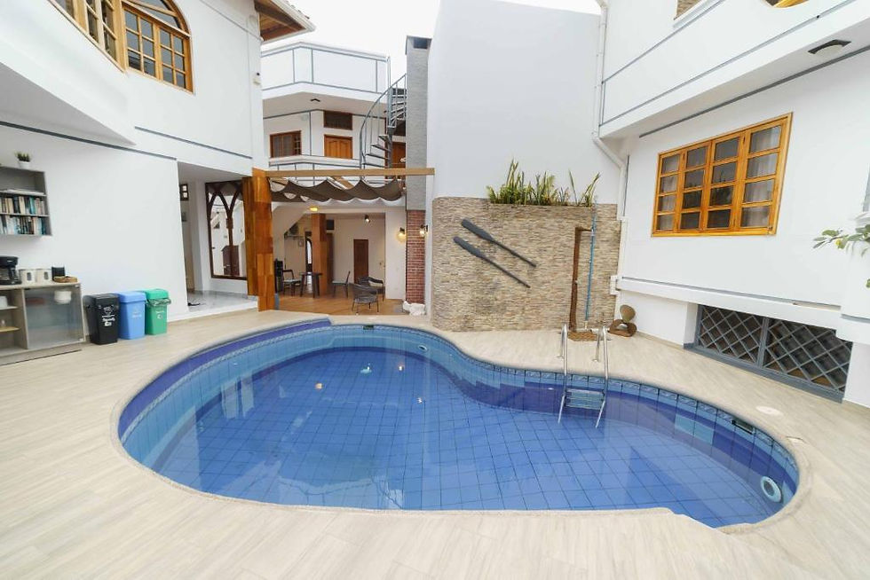 La piscine de l'hôtel Sante Fe