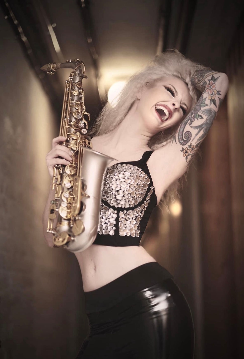 Live saxofon til julebord i Oslo