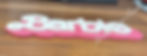 Thumbnail: 3D Barbie 4 Logo Decoration Party Sign